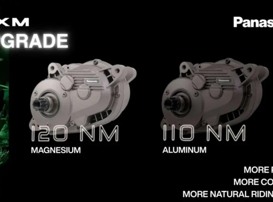 Panasonic Upgrades GXM E-Bike System to 120 Nm